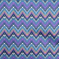 thumbnail image 1 of oneOone Velvet Medium Blue Fabric Ikat Sewing Craft Projects Fabric Prints By Yard 58 Inch Wide, 1 of 5