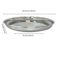 thumbnail image 2 of Verka Stainless Steel Khomcha Plate, 13 inch, 2 of 6