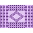 thumbnail image 1 of Ahgly Company Machine Washable Indoor Rectangle Transitional Blossom Pink Area Rugs, 4' x 6', 1 of 7