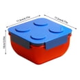thumbnail image 2 of Contenant à Lunch de Classification de Produits avec Système Modulable pour Enfants - Bento Bricolage avec Conception à Blocs pour Pique-Niques et Chauffage au Micro-Ondes, 2 of 3