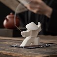 thumbnail image 2 of Incense Stick Burner Unique Delicate White Porcelain Chinese Ceramic Samurai Censer Holder Home Decor for Home, 2 of 8