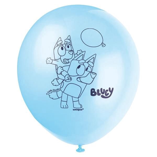 8 ballons en latex 12 po Bluey