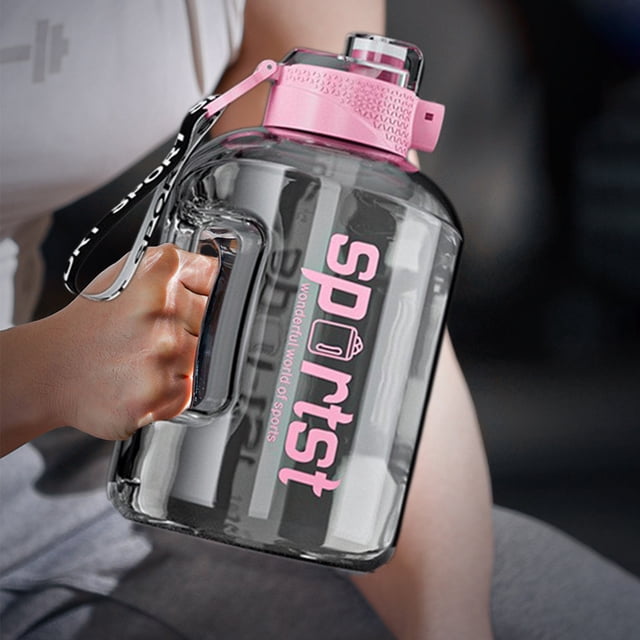 sharpies Large Capacity Water Cup ton Barrel Sports Fitness Male and Female Students Portable Plastic Space Pot Big Belly Water Cup Labor Day Water Cup HWRETIE