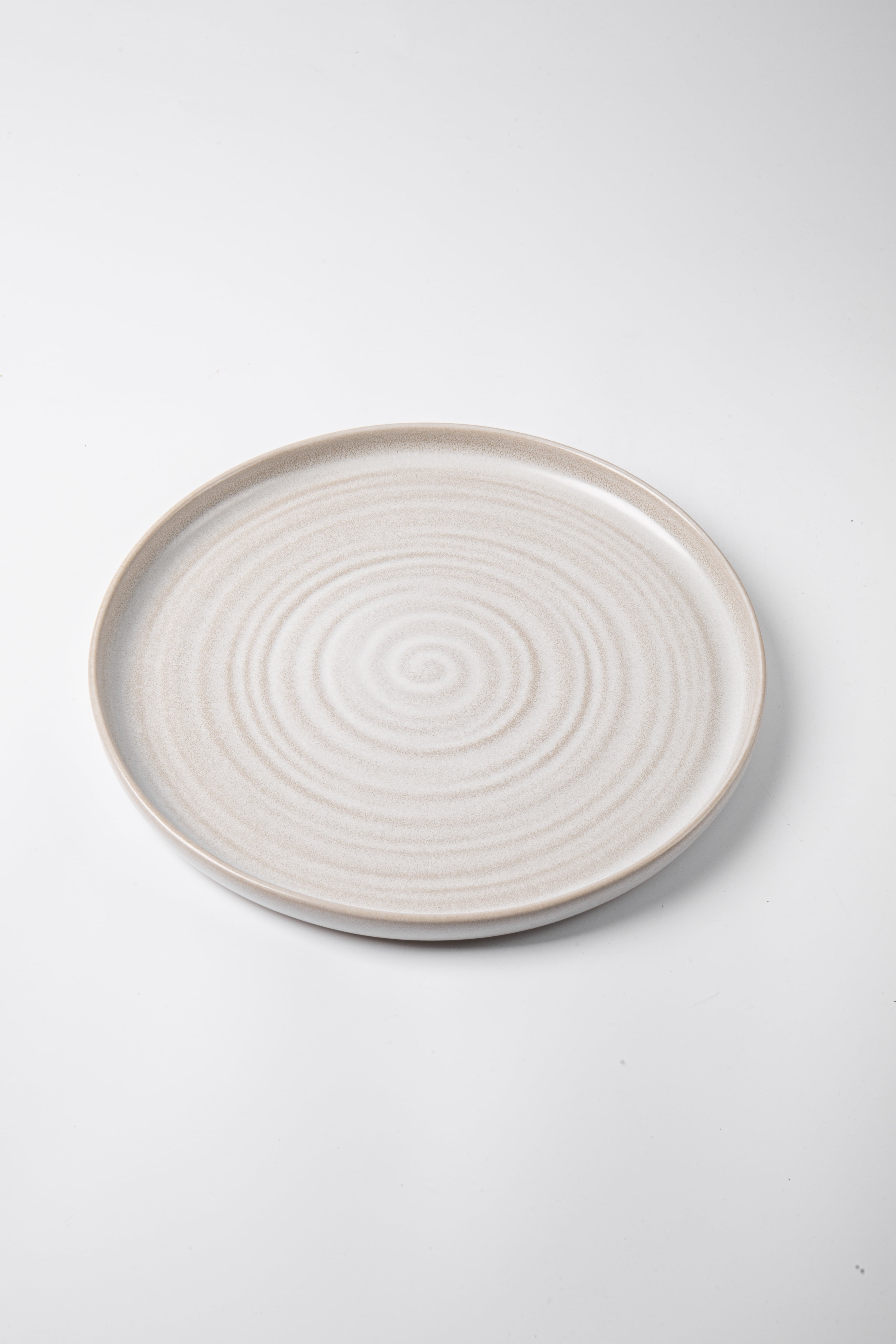 Better Homes & Gardens-Collins Cream Stoneware Round Dinner Plate