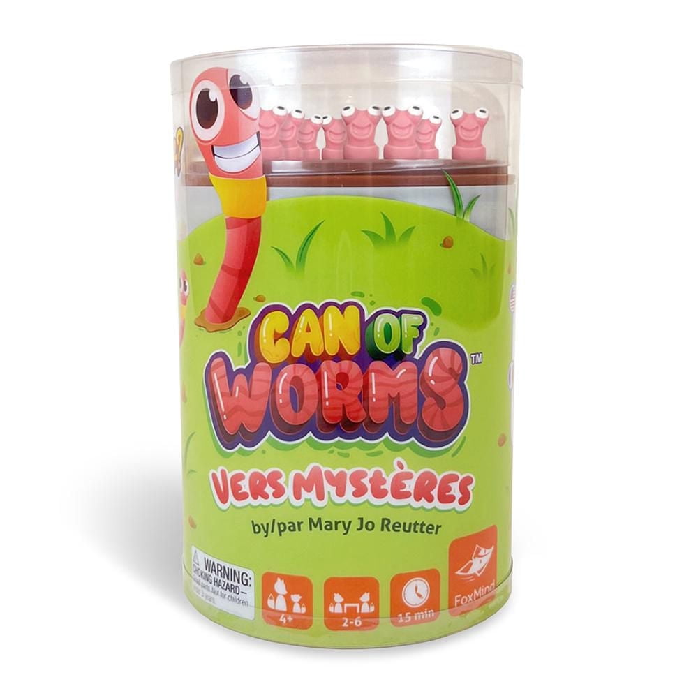 Foxmind Can of Worms Game – Family Fun Dexterity Challenge Board Game 4+