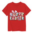 thumbnail image 1 of TZEWGL Cute Shirt For Infnat Cartoon Prints Short Sleeve Round Neck Blouse For Kids size 3-4T, 1 of 3