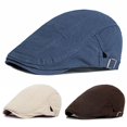 thumbnail image 3 of Casquette Béret Réglable Garder Chaud Léger Style Britannique Gentleman Hommes Bérets pour Voyage, 3 of 6