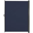 thumbnail image 1 of Outsunny 118" x 79" Retractable Side Awning Folding Privacy Screen Blue, 1 of 10