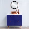 thumbnail image 3 of Miroir Encadré Toronto - Bronze Frotté, 3 of 6