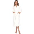 thumbnail image 1 of White Mark Women's Super Soft Lounge Robe, 1 of 6