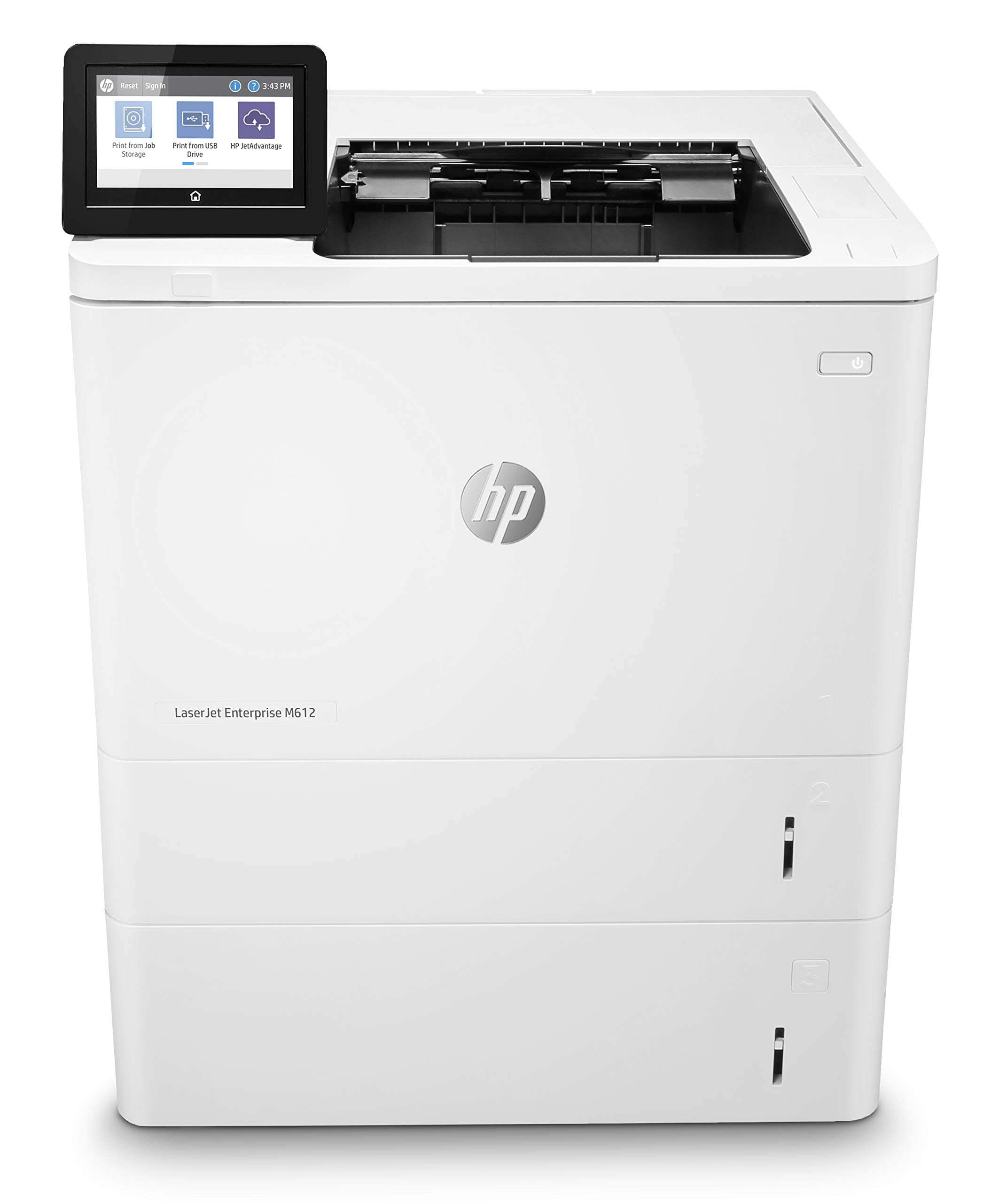 HP LaserJet Enterprise M612dn Monochrome Laser Printer with Duplex Printing & Ethernet (7PS86A) (No Manufacturer Warranty)