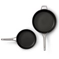 thumbnail image 1 of Calphalon Premier Ensemble de Poêles à Frire Antiadhésives en Aluminium Anodisé Dur 2 Pcs 10 & 12 Po, Gris, 1 of 7