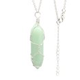 thumbnail image 1 of Iumwxz Chakra Crystal Pendant Hexagonal Pointed Natural Quartz Stone For Necklace, 1 of 1