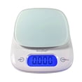 thumbnail image 4 of AccuChef Digital Kitchen Scale with Tempered Glass Platform, White, Model 2315, 4 of 5