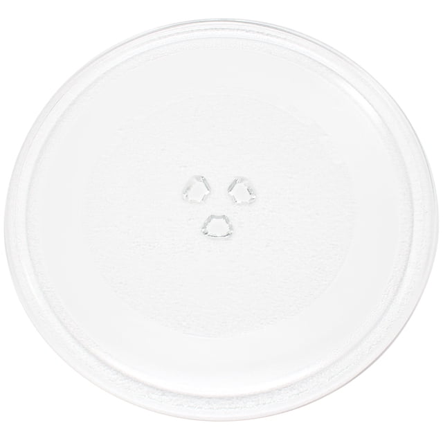 Plateau Tournant en Verre pour Micro-Ondes Rival EM720CWA de Remplacement, compatible avec le Plateau Tournant en Verre pour Micro-Ondes Rival 3517203600. Cette Plaque Ronde et Transparente en Verre Mesure Environ 10 Pouces (255 mm) de Diamètre et Présente Trois Petits Retailles au Centre pour un placement Sécurisé sur le Plateau Tournant pour Micro-Ondes. Conçue pour Être Utilisée comme Pièce de Rechange pour les Micro-Ondes Rival, Elle Assure une rotation Correcte et un Chauffage Uniforme. Vérifiez la Compatibilité avec