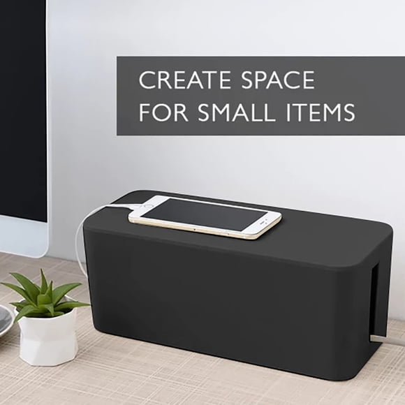 Yhmxh Cadeaux pour Femmes & Hommes, Boîte de Rangement pour Fils Essentiels pour la Maison Boîte de Rangement pour Câbles Boîte de Finition pour Câbles de Données