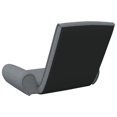 thumbnail image 3 of vidaXL Folding Floor Chair Light Grey Fabric, 3 of 4