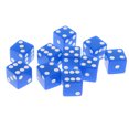 thumbnail image 2 of 10pcs/set D6 Playing Games & Pub Party High Quality 16mm Blue, 2 of 8