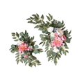 thumbnail image 3 of Abbracc 2 Pieces Artificial Wreath Artificial Floral Swag Simulation Garland Flower Swag G, 3 of 9