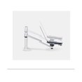 thumbnail image 4 of Multimedia Desktop Dual Arm 27 Inch LCD Monior Holder+ Laptop Holder Stand Table Full Motion Dual Monitor Mount Arm Stand ,Easy to Use, 4 of 6
