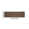 thumbnail image 3 of 7pcs Horizontal Striped Brushed Stair Mats, Household Step Mats, Absorbent Non Slip Sound Insulation Carpet, Polyester Material, Soft Touching, Wear Resistant, Easy To Clean, 3 of 8