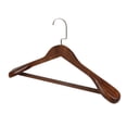 thumbnail image 2 of High-Grade Wide Shoulder Wooden Coat Hangers - Solid Wood Suit Hanger, 2 of 2