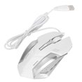 thumbnail image 4 of Gaming Mouse Wired, Computer Mouse Wired Sturdy Durable Game Level Sensors  for Home for Office Black,White, 4 of 7