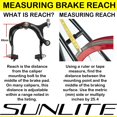 thumbnail image 2 of Sunlite Cruiser/MX Steel Brake Set 73-91mm Reach Chrome, 2 of 2
