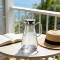 thumbnail image 3 of Bouilloire à Thé en Acier Inoxydable avec Passoire Intégrée et Texture Martelée – Capacité de 1,0 L / 1,5 L / 1,8 L – Options de Couleur Brun Gris Transparent, 3 of 6
