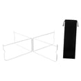 thumbnail image 2 of S SERENABLE Support Pliable en Métal avec Sac de Transport Support de Boîte Support de Bagage Robuste Courbé, 2 of 9