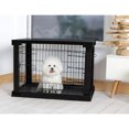 thumbnail image 2 of Merry Produits Cage Décorative pour Animaux avec Boîte de Protection Table d'Appoint, Noir, 2 of 4
