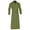 02-Green, variant on Men's Long Trench Coat Fashion Casual Turndown Collar Long Sleeve Windbreaker Solid Color Button Warm Coat Black XL