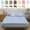 Blue, variant on Up to 70% Off! Gspmoly Solid Color Washed Bed Cover Three Piece Mat Mattress Ash Proof Cover Bed Cover Pillowcase up to 70% Off