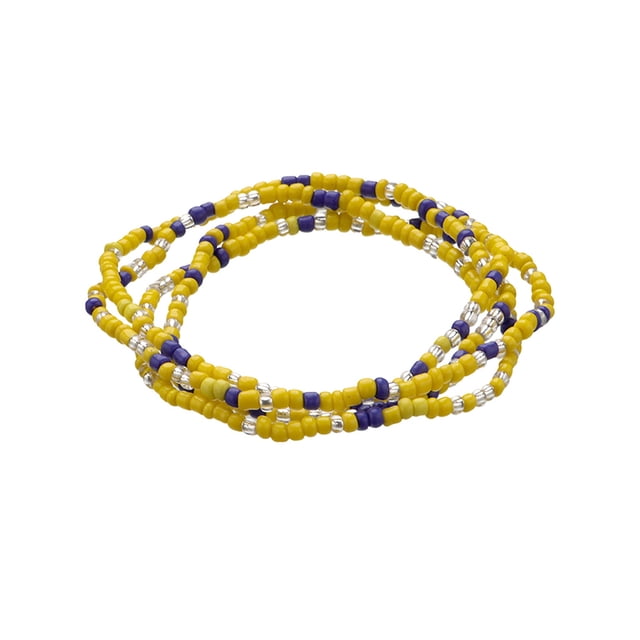 Women Waist Bead Chain Multi-layer Elastic Body Chain Belly Chain for Beach