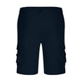 thumbnail image 3 of Plebaso Summer Mens Cargo Shorts Elastic Waist Drawstring Work Outdoor Shorts Lightweight Hiking Shorts, 3 of 5