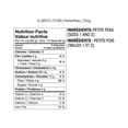 thumbnail image 2 of Petits pois surgelés Great Value 750g, 2 of 2