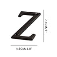 thumbnail image 1 of CEHVOM Creative Alloy Wrought Iron Number Letter Creative DIY House Letter Clearance, 1 of 2