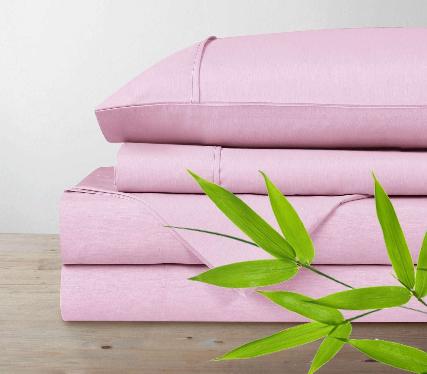 Ensemble de draps en mélange de polyester et bambou