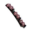 thumbnail image 4 of Sparkling Crystal Stone Braided HairClip, Double Bangs Hair Clips Braided Hairs S3W7, 4 of 8