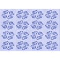 thumbnail image 1 of Ahgly Company Machine Washable Indoor Rectangle Transitional Lavender Blue Area Rugs, 3' x 5', 1 of 7