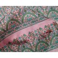 thumbnail image 4 of oneOone Silk Tabby Fabric Leaves & Floral Block Printed Fabric 1 Yard 42 Inch Wide, 4 of 4