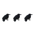 thumbnail image 3 of kurtrusly Horreur Accessoires pour Halloween - Haute Simulation Ornement de Corbeau Noir pour Corbeau Volant 3Set, 3 of 6