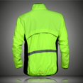 thumbnail image 4 of Cycling Jacket Waterproof Windproof Night Riding Running Jersey Long Sleeves - Green, L L, 4 of 8