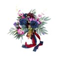 thumbnail image 1 of thinsony Bouquet de Mariée Rose Fleur pour Photo Accessoires Décoration de Fête, 1 of 5