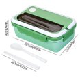 thumbnail image 3 of Lunch Boxes and Bags Aqestyerly Divided Lunch Box, Microwave Heated Plastic Lunch Box, Microwave Oven Student Meal Box Office Worker Portable Tableware Meal Box, 3 of 3