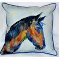 thumbnail image 1 of Betsy Drake ZP090 Coussin Décoratif Bleu Cheval pour Intérieur et Extérieur - 22 x 22 Po, 1 of 1