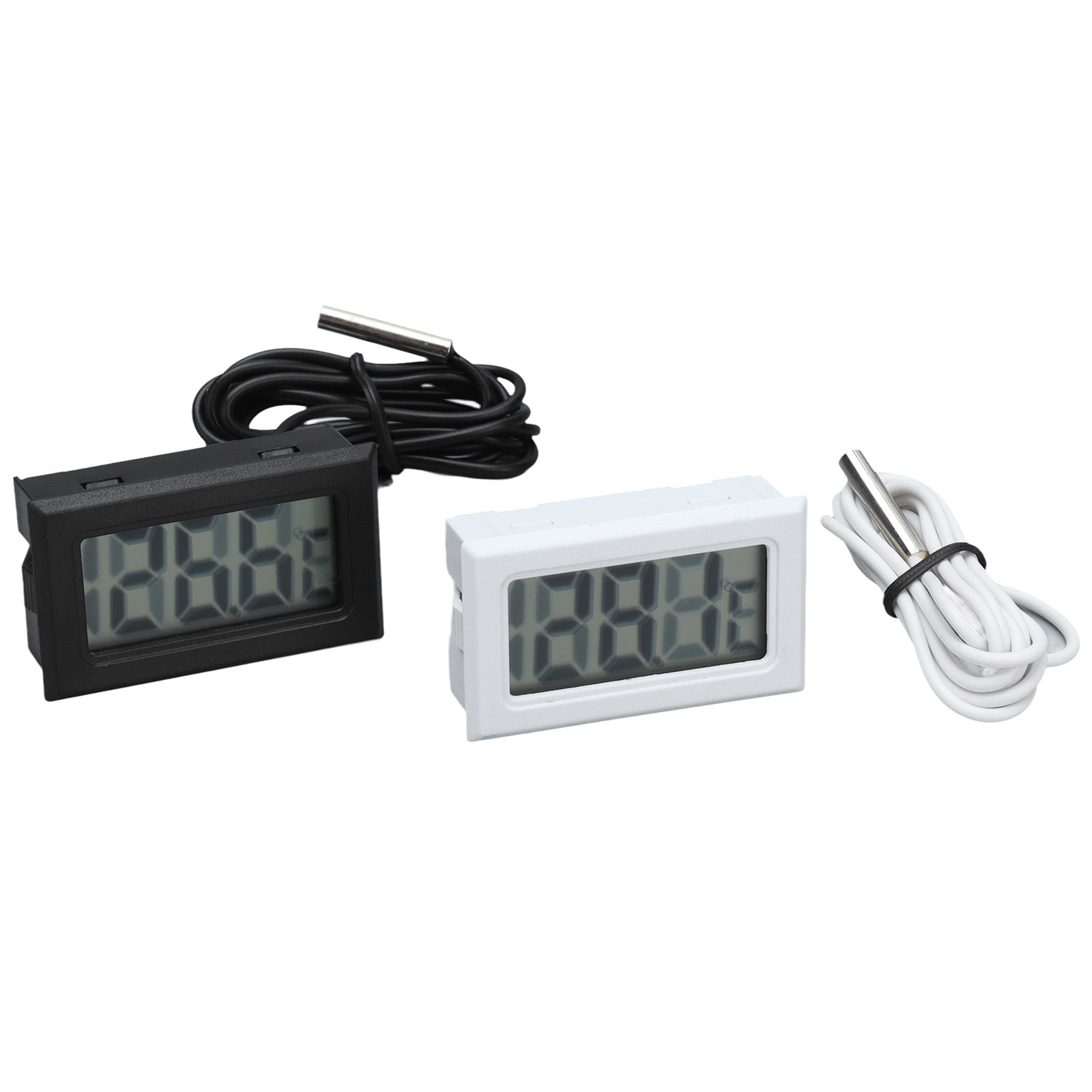 Dual Digital Thermometers with Waterproof Probe - 2-Second Refresh, Large Screen Display, and Wide Temperature Range for Various Applications