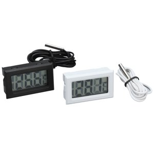 Dual Digital Thermometers with Waterproof Probe - 2-Second Refresh, Large Screen Display, and Wide Temperature Range for Various Applications