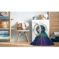 thumbnail image 2 of Ahgly Company Tapis d'Intérieur Rectangulaire Transitionnel Vert Mer Clair Lavable à la Machine, 5 Pieds x 7 Pieds, 2 of 7