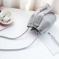 thumbnail image 4 of Bucket Bag Fashion Drawstring Tassel Vintage Crossbody Bag Shoulder Purse, 4 of 7